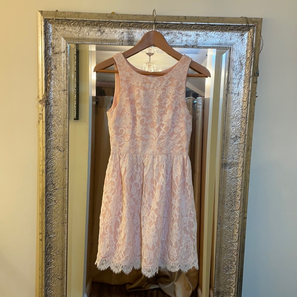 ABS Girls sleveless lace dress